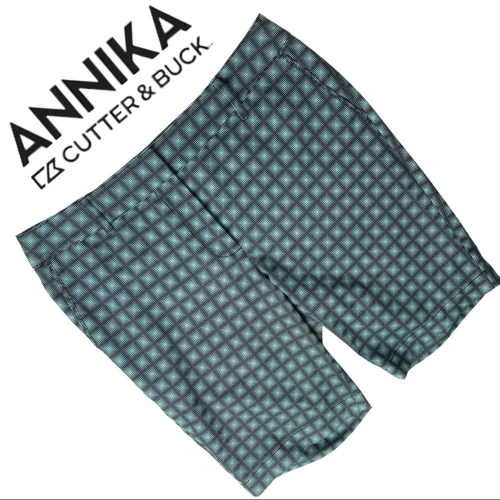 🛍️3/$40 Golf Shorts Black Aqua Cutter & Buck Golf Shorts Size 6